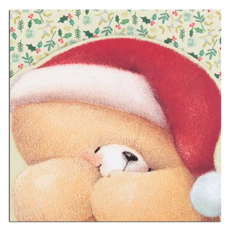 Santa Bear Forever Friends Christmas Card